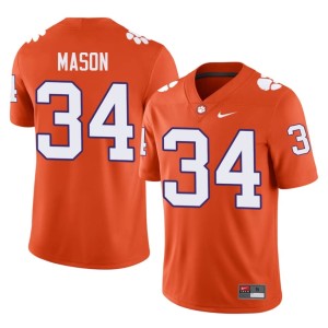 #34 College Football Game Mens Orange CU Armon Mason Jersey 283277-276