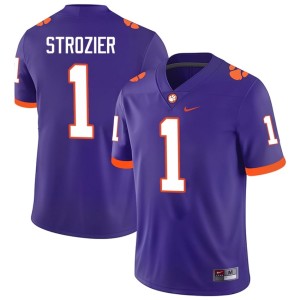 #1 College Football 2026 Branden Strozier Purple Clemson University Men's Jerseys 957000-489