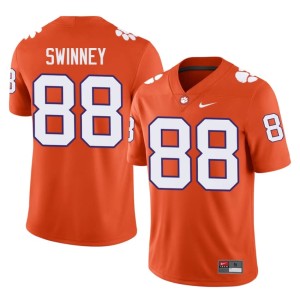 #88 Orange Clemson Embroidery College Football Men's Clay Swinney Jersey 504506-276