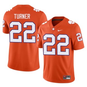 #22 College Football Men Orange NCAA Cole Turner Tigers Jerseys 717550-574
