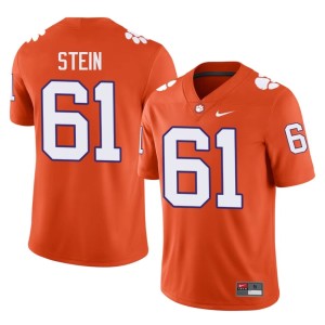 #61 Orange Game Men Tigers Danny Stein College Football Jerseys 768696-648