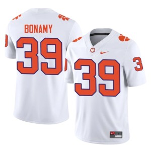 #39 Tiger Town J.D. Bonamy College Football White Men's University Jerseys 272786-674