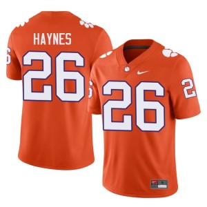 #26 CLEM College Football Jay Haynes Orange Men's University Jersey 587817-266