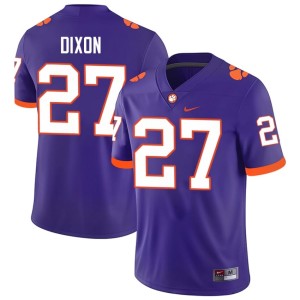 #27 College Football NCAA Purple Clemson Noah Dixon Men Jersey 733826-423