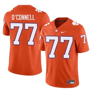 #77 Orange Limited College Football Ronan O'Connell CLEM Men Jerseys 899521-190