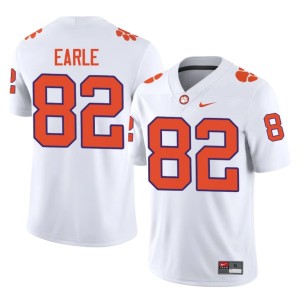 #82 Men Sam Earle College Football Clemson University 2026 White Jerseys 596989-491