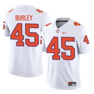 #45 College Football Vic Burley Player CU Mens White Jerseys 822612-535