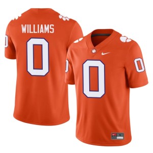 #0 Men's 2026 Orange Clemson Tigers Antonio Williams College Football Jerseys 125378-351