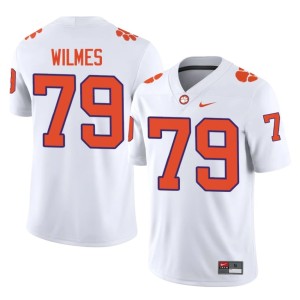 #79 White Braden Wilmes 2026 Men Clemson University Tigers College Football Jersey 876780-122