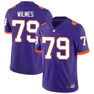 #79 Purple 2026-27 Men's Tigers College Football Braden Wilmes Jerseys 865265-731