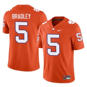 #5 Brock Bradley College Football Orange Clemson University Men High School Jersey 168760-878