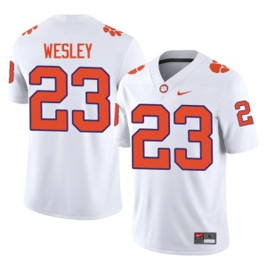 #23 Alumni Men White College Football C.J. Wesley Clemson Jerseys 205826-571