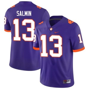 #13 College Football NCAA Purple CU Connor Salmin Men Jersey 320739-122
