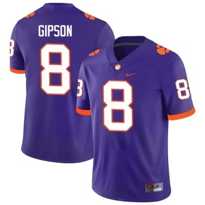 #8 Purple Limited Tiger Town Mens Corian Gipson College Football Jersey 990967-286