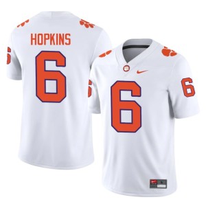 #6 Alumni College Football White DeAndre Hopkins Men's Clemson Jerseys 385128-851