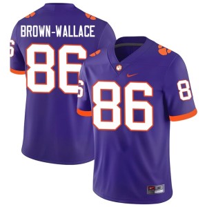 #86 Purple Jaylen Brown-Wallace College Football Clemson National Championship 2026-27 Mens Jersey 884750-632