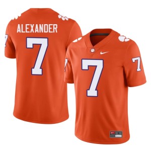#7 College Football CFP Champs Jeremiah Alexander High School Orange Men's Jersey 979616-236
