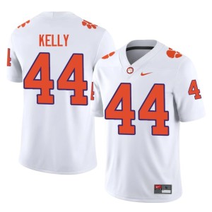 #44 Clemson Mens White Player College Football Kourtney Kelly Jerseys 873873-652