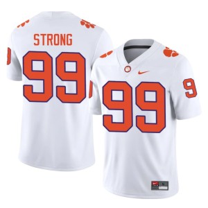 #99 White CLEM Men's College Football Embroidery Markus Strong Jerseys 808060-961