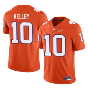 #10 Misun Kelley Clemson University Tigers Orange University College Football Men's Jerseys 751841-424