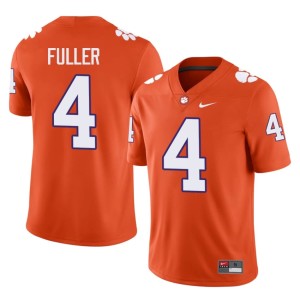 #4 College Football Steve Fuller Mens Clemson University Orange Embroidery Jerseys 688295-732
