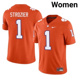 #1 Tigers Women's College Football Alumni Branden Strozier Orange Jerseys 139146-658