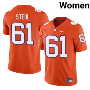 #61 Limited College Football Orange Clemson Tigers Women's Danny Stein Jersey 365393-150