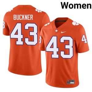 #43 CU J.R. Buckner College Football Women's 2026 Orange Jersey 216062-679