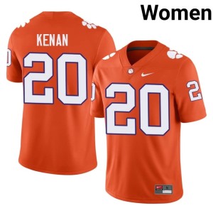 #20 College Football Orange Jakarrion Kenan Womens Alumni Clemson University Jerseys 853652-712