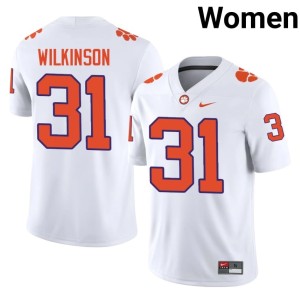 #31 Alumni College Football Women Joe Wilkinson CFP Champs White Jerseys 758657-725