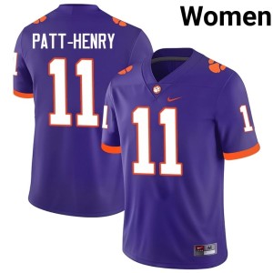 #11 Olsen Patt-Henry Purple Women Clemson Tigers College Football 2026 Jerseys 626571-454