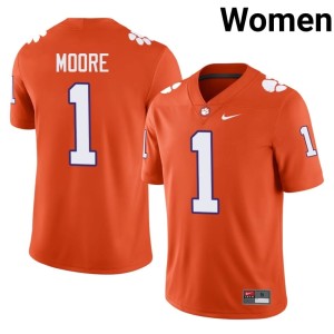 #1 CLEM College Football Alumni Orange T.J. Moore Womens Jersey 790911-753