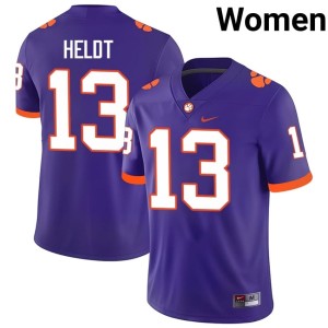 #13 Women's College Football Purple 2026-27 CU Will Heldt Jersey 428308-695