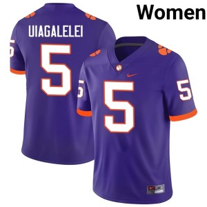 #5 Game Womens DJ Uiagalelei Purple College Football CFP Champs Jerseys 998046-217