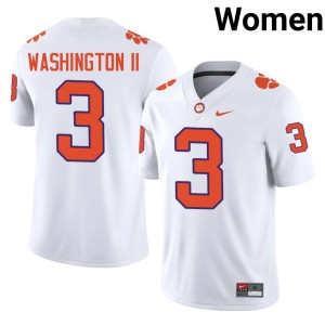 #3 2026 College Football Womens White CU Elliot Washington II Jerseys 239052-264