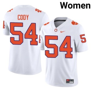 #54 Womens College Football Kam Cody Alumni White CFP Champs Jerseys 768429-404