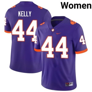 #44 Women Clemson University Tigers Purple 2026-27 Kourtney Kelly College Football Jersey 208521-178