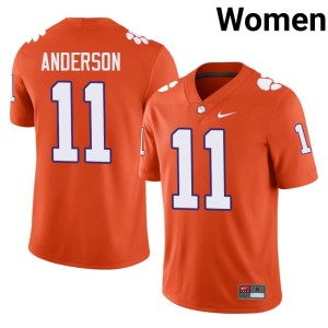 #11 Polo Anderson Game Tiger Town College Football Orange Women Jerseys 966857-997