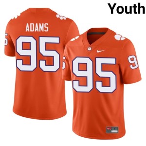 #95 Clemson National Championship College Football Orange Alumni Amare Adams Youth Jersey 274297-172