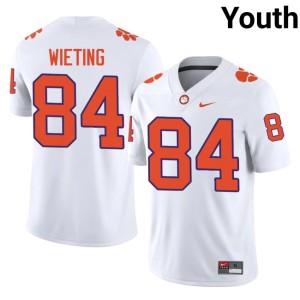 #84 CFP Champs Avery Wieting NCAA White College Football Youth Jerseys 851184-597