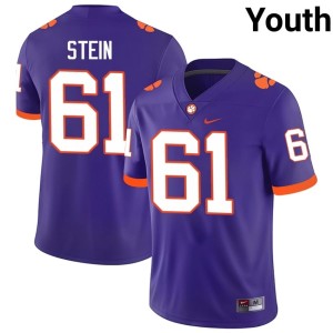 #61 Limited Purple Clemson National Championship Youth College Football Danny Stein Jerseys 491656-186