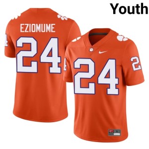 #24 Game CU David Eziomume Youth Orange College Football Jerseys 909846-785