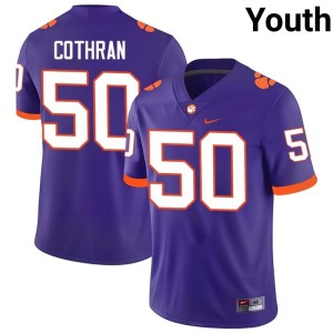 #50 Youth CU College Football Purple Fletcher Cothran 2026-27 Jerseys 307335-239