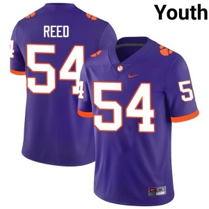 #54 Youth College Football Ian Reed Purple Replica CFP Champs Jersey 478956-615