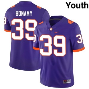 #39 Purple CFP Champs Limited College Football J.D. Bonamy Youth Jersey 597827-492
