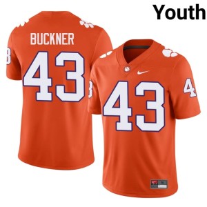 #43 Game College Football Youth Clemson Tigers J.R. Buckner Orange Jersey 959390-940