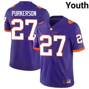 #27 Game Jack Purkerson Purple Youth College Football CFP Champs Jersey 863565-576