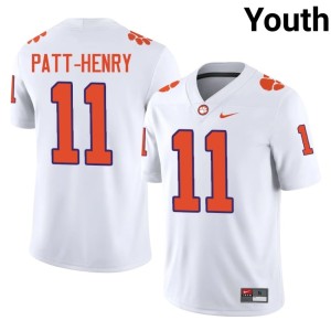 #11 White Youth Official College Football Olsen Patt-Henry CU Jersey 565646-605