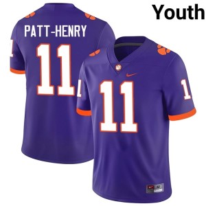 #11 Olsen Patt-Henry Purple CLEM College Football 2026-27 Youth Jersey 540115-721