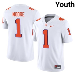 #1 Tiger Town NCAA T.J. Moore College Football Youth White Jersey 587743-880
